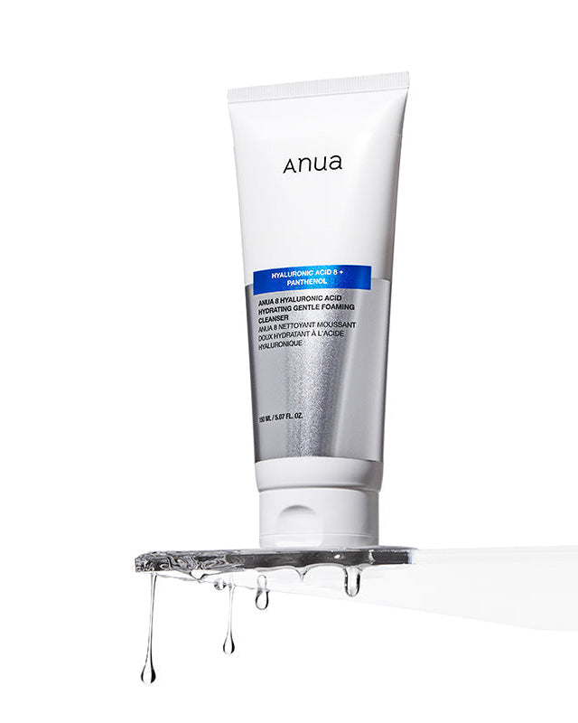 Anua 8 Hyaluronic Acid Cleanser – Espuma de Limpeza Suave e Hidratante com Ácido Hialurónico