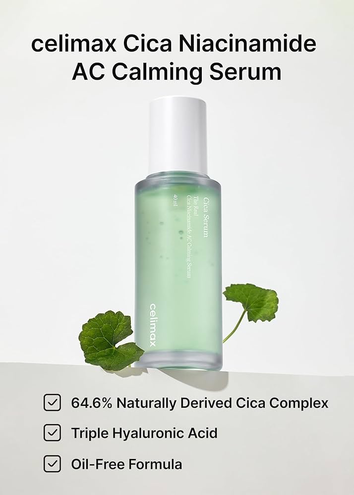 Celimax The Real Cica Niacinamide AC Calming Serum – Calmante Anti-Imperfecciones