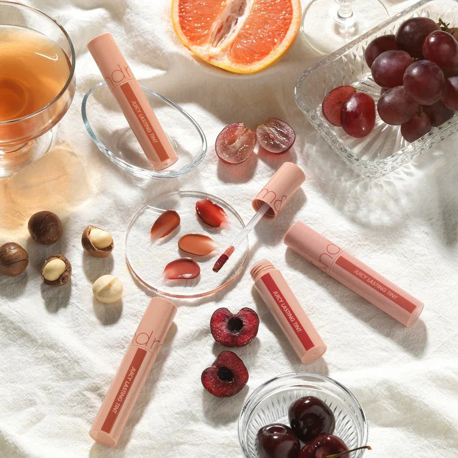 Lip Tint Rom&nd Juicy Lasting – Cor Vibrante com Brilho Hidratante