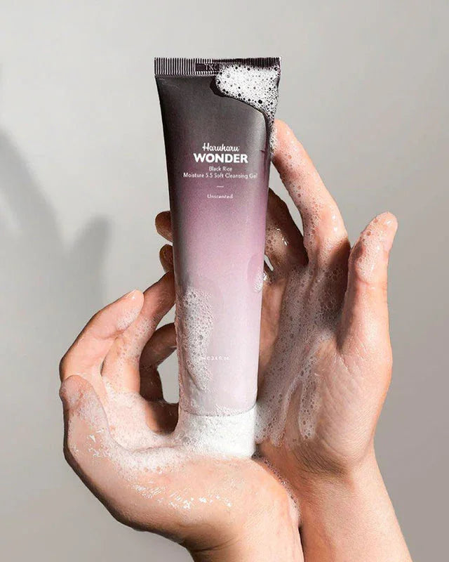 Gel de Limpeza Haruharu Wonder Black Rice – Limpeza Suave com pH 5.5