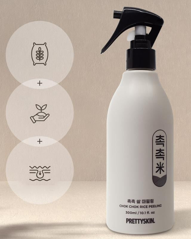 PrettySkin Chok Chok Rice Peeling – Esfoliante Corporal Suave com Arroz para Pele Lisa e Radiante