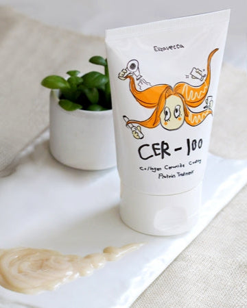 Elizavecca CER-100 Collagen Ceramide Coating Protein – Máscara Capilar Reparadora com Colagénio e Ceramidas