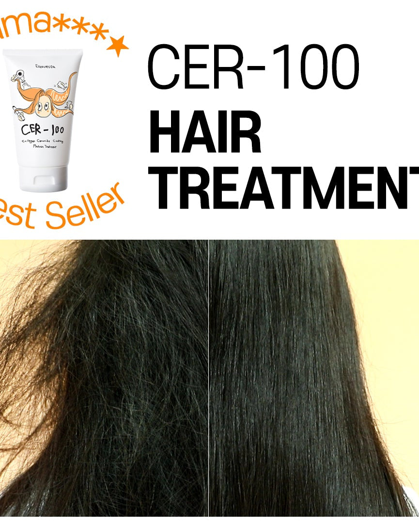 Elizavecca CER-100 Collagen Ceramide Coating Protein – Máscara Capilar Reparadora com Colagénio e Ceramidas