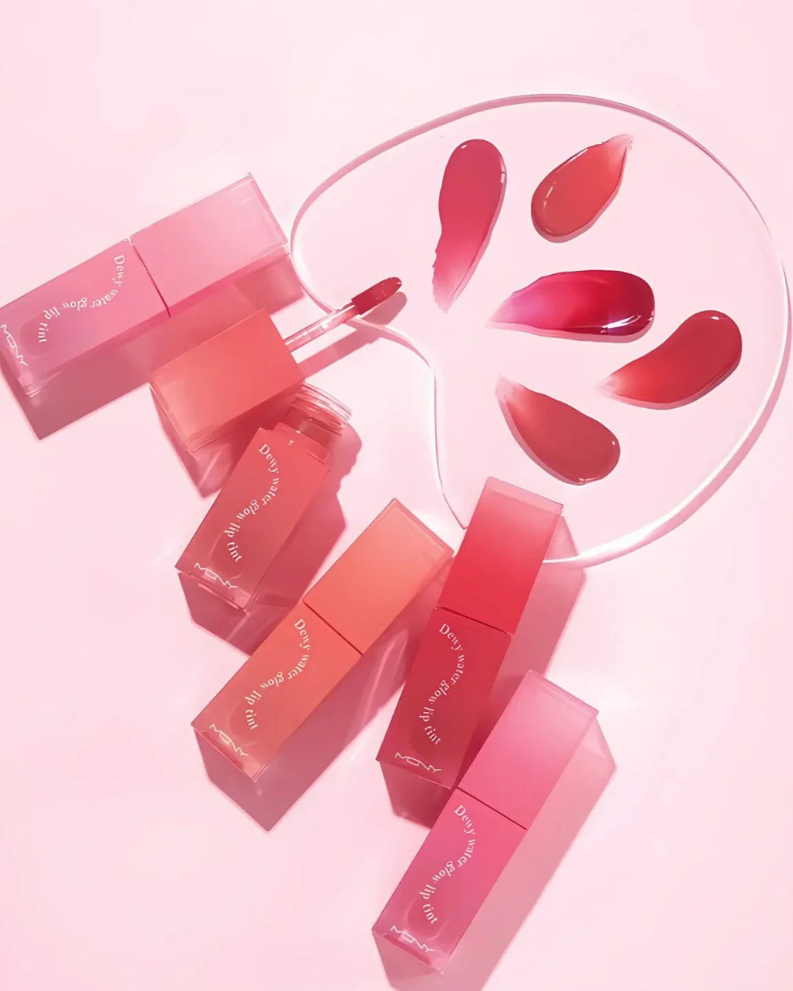 Lip Tint MACQUEEN Dewy Water Glow – Brilho Glossy e Efeito Natural