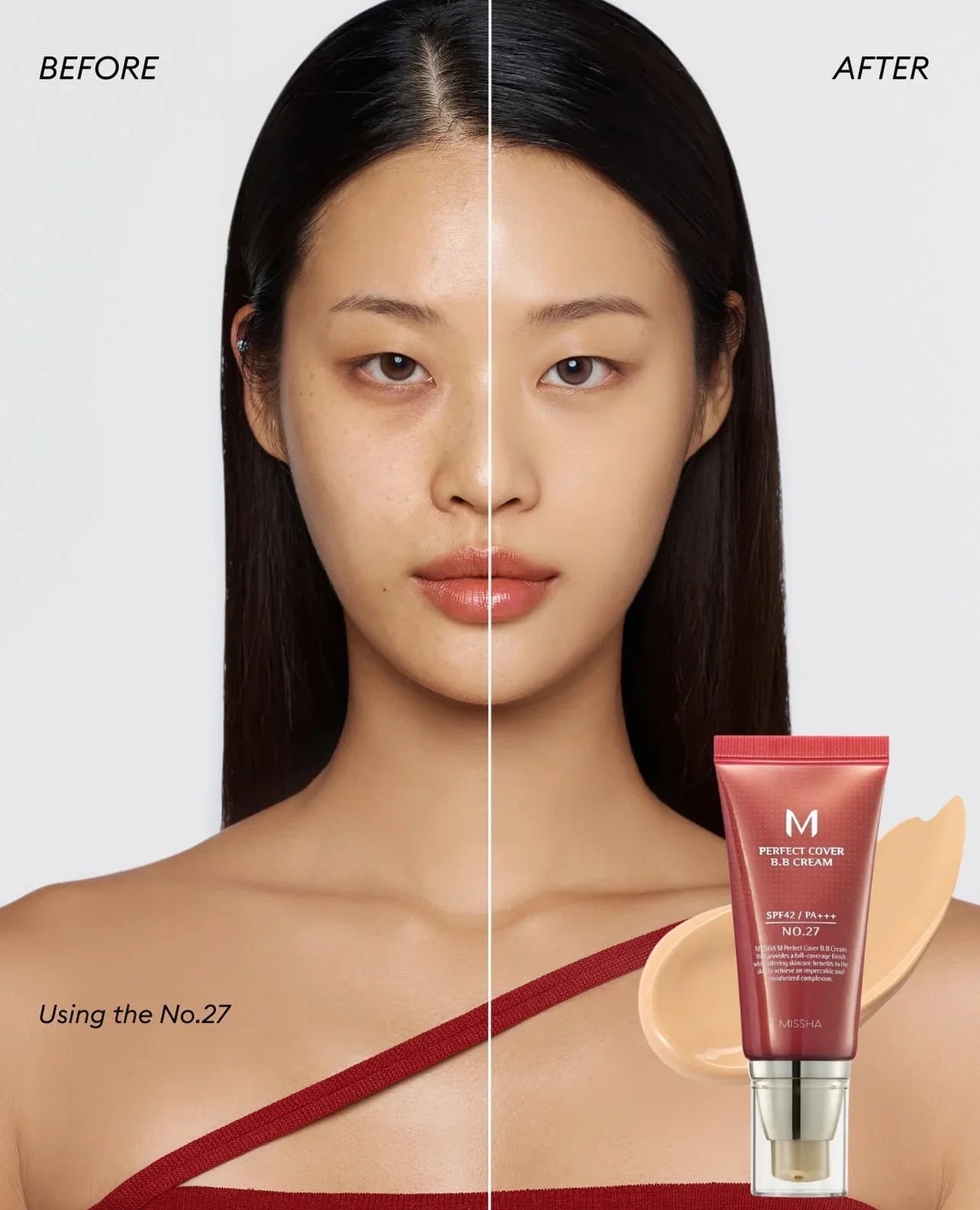 BB Cream MISSHA M Perfect Cover – Cobertura Média com Proteção Solar e Hidratação