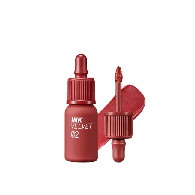 Lip Tint Peripera Ink Velvet – Tom Nude com Acabamento Aveludado e Suave