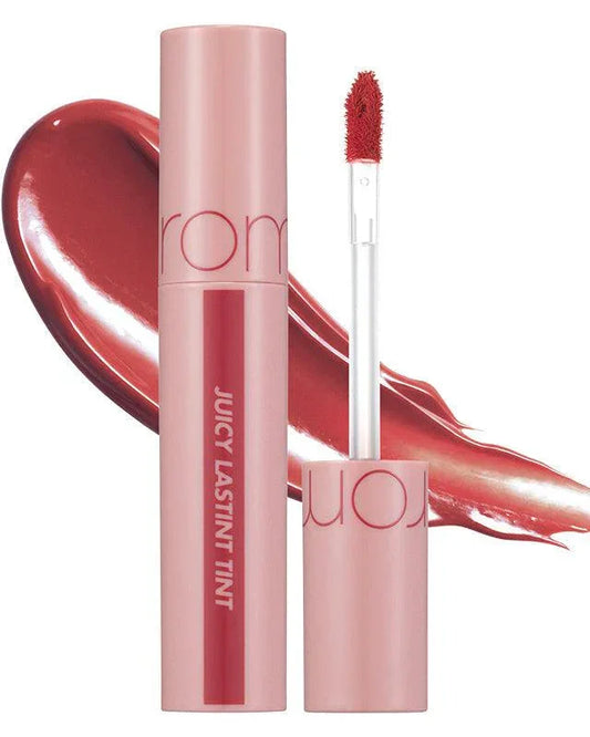 Rom&nd Juicy Lasting Tint – lip tint coreano com acabamento glossy e cores frutadas intensas