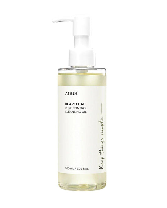 Anua Heartleaf Cleansing Oil – Óleo de Limpeza Profunda com Heartleaf para Poros e Oleosidade