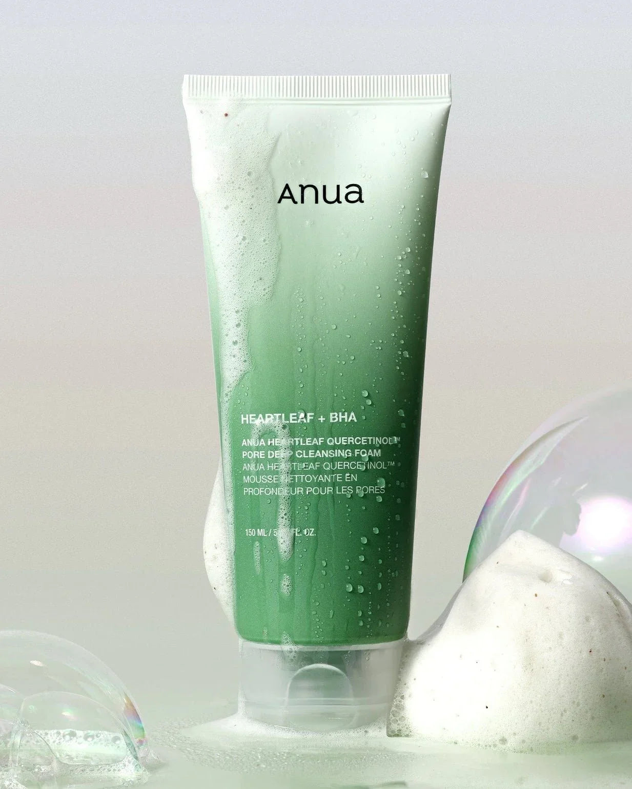 Anua Heartleaf Pore Cleansing Foam – Limpeza Profunda e Esfoliação Suave - Keva Cosmetic