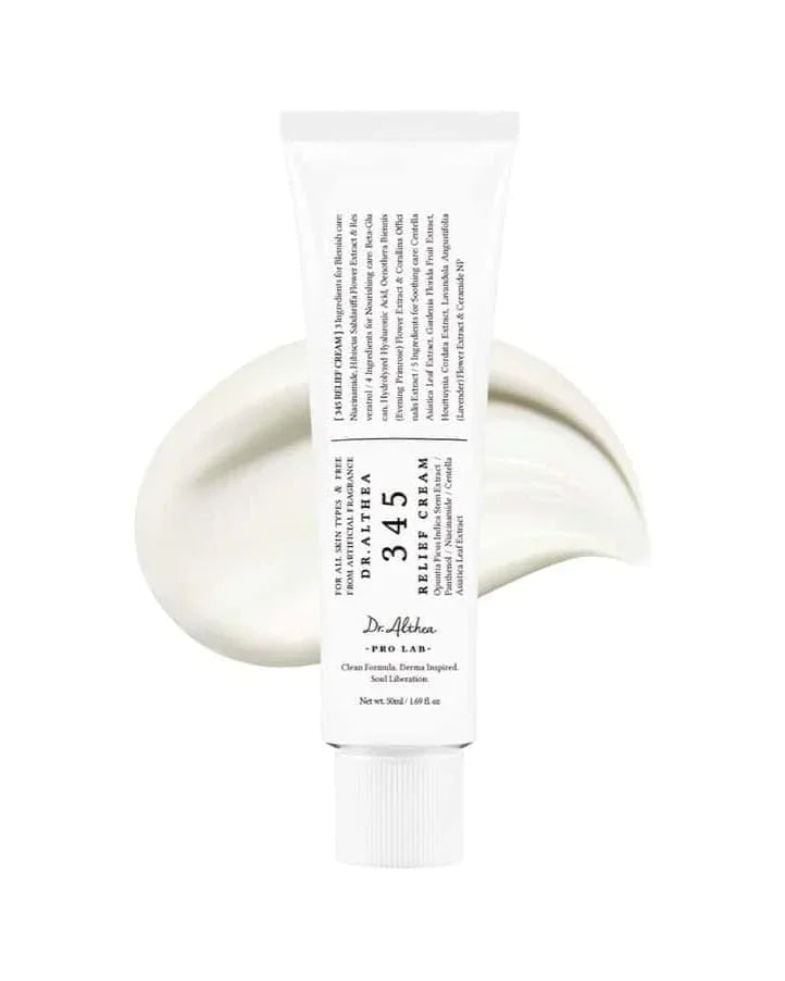 Dr. Althea 345 Relief Cream – Reparador Pós-Acne com Péptidos e Ceramidas
