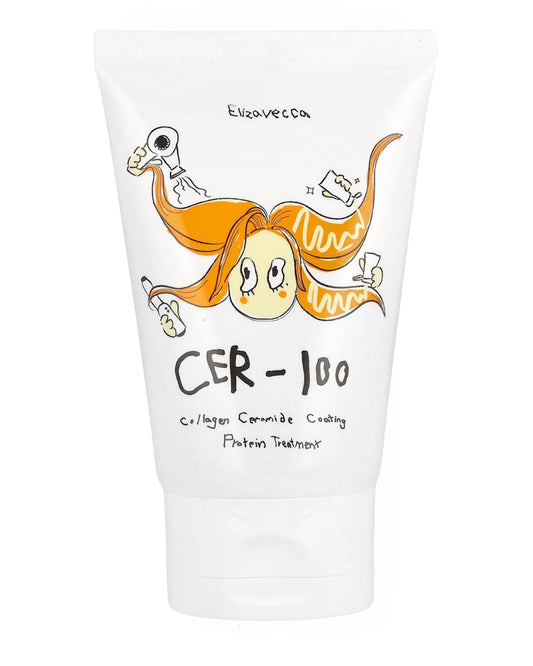 O Elizavecca CER-100 Collagen Ceramide Coating Protein Treatment é um tratamento intensivo para cabelos danificados