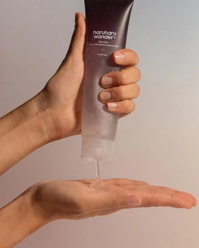 Gel de Limpeza Haruharu Wonder Black Rice – Limpeza Suave com pH 5.5