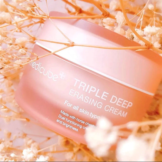 Medicube Triple Collagen Cream – Creme Anti - Idade com Colágeno para Pele Firme e Hidratada - Keva Cosmetic