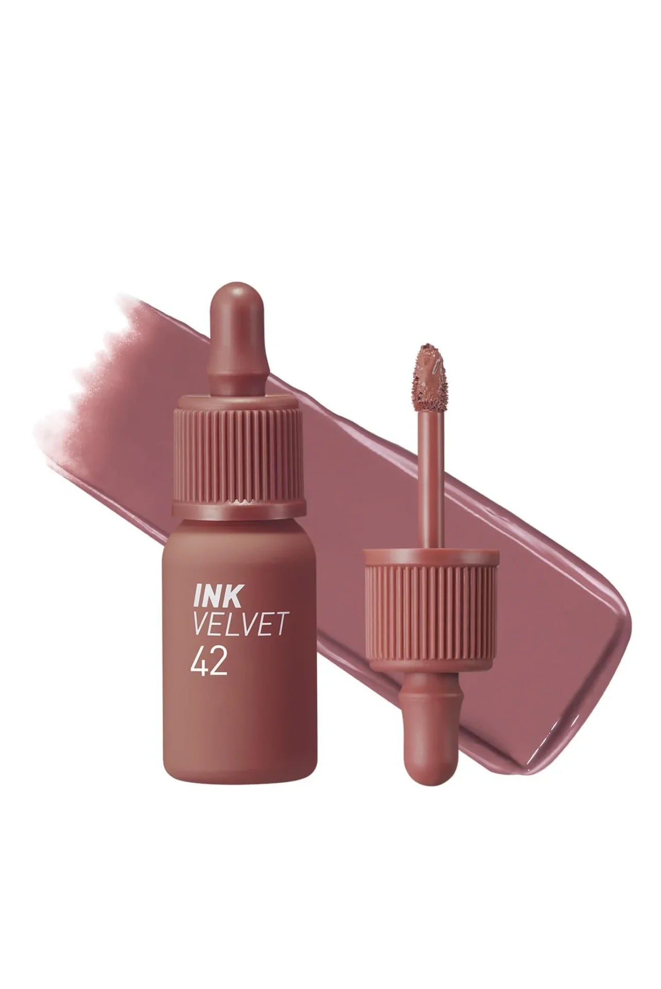 Lip Tint Peripera Ink Velvet – Tom Nude com Acabamento Aveludado e Suave