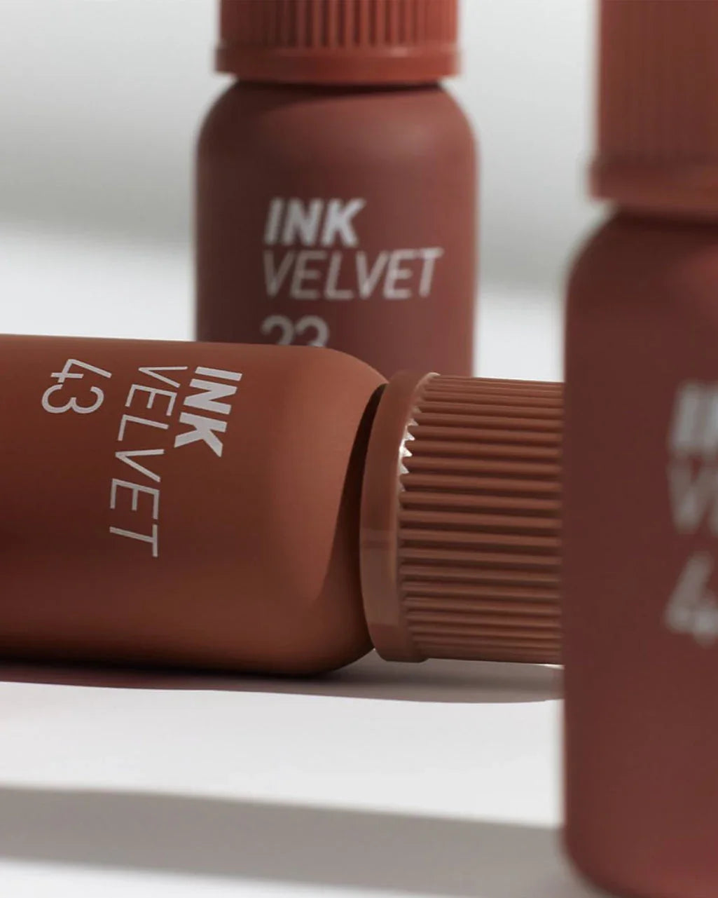 Lip Tint Peripera Ink Velvet – Tom Nude com Acabamento Aveludado e Suave