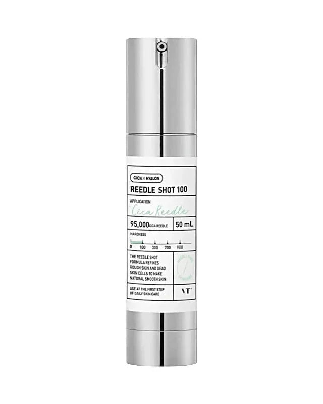 VT Reedle Shot 100 – tratamento coreano com microagulhas vegetais para renovar e suavizar a textura da pele