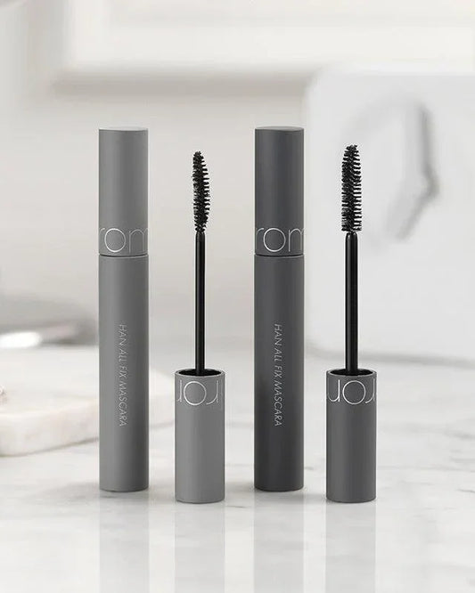 Máscara de Pestanas Rom&nd Han All Fix – Volume, Curvatura e Fixação Duradoura