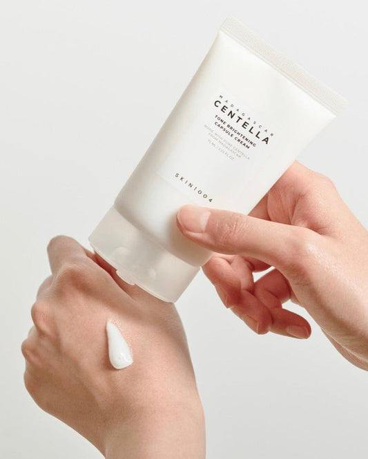 SKIN1004 Brightening Capsule Cream – Creme Clareador e Calmante com Centella para Pele Sensível - Keva Cosmetic