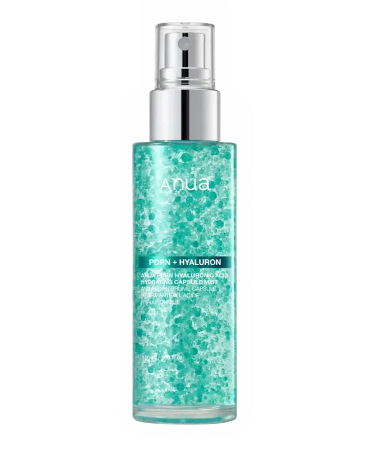 Um spray facial refresca instantaneamente, além de hidratar a sua peleAnua PDRN Hyaluronic Acid Hydrating Capsule Mist. Acorda a sua pele a qualquer hora do dia e garante uma agradável sensação de frescura - como se tivesse acabado de sair do duche.