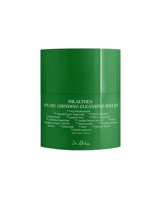 Experimente uma limpeza suave mas eficaz com o Bálsamo de Limpeza Dr. Althea Pure Grinding. Concebido com um mecanismo de trituração único, este bálsamo de limpeza dispensa a quantidade perfeita de produto, mantendo a frescura