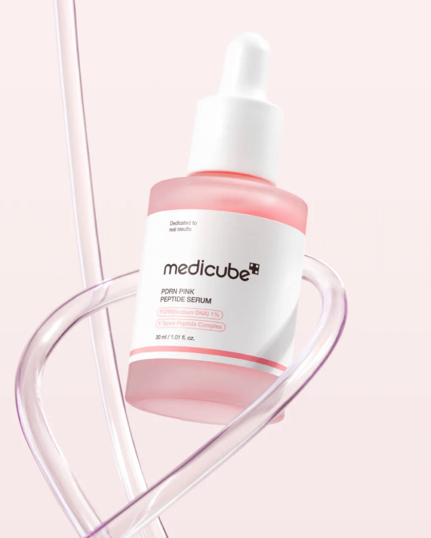 Medicube PDRN Pink Peptide Serum – Sérum Regenerador com PDRN e Complexo de Péptidos Rosa