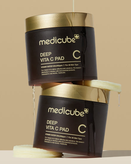 Medicube Deep Vita C Pad – Almofadas Esfoliantes e Iluminadoras com Vitamina C