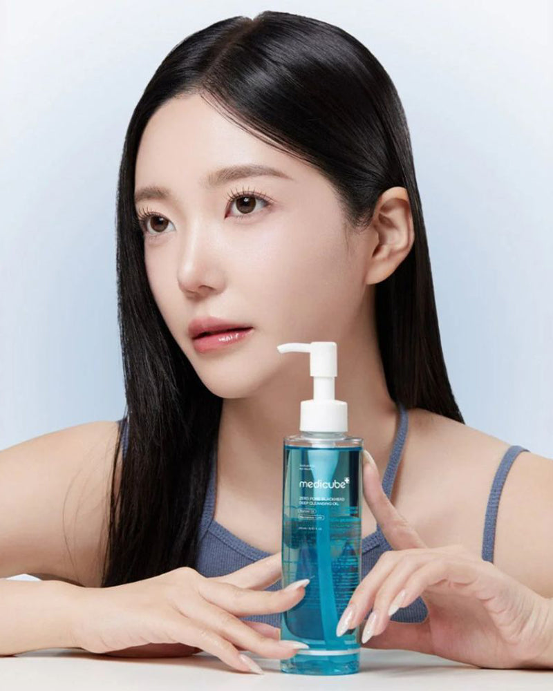{{Medicube Zero Pore Blackhead Deep Cleansing Oil- Limpeza Profunda de Pontos Negros}} cosmética coreana em Portugal KEVA Cosmetic.