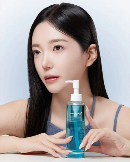 {{Medicube Zero Pore Blackhead Deep Cleansing Oil- Limpeza Profunda de Pontos Negros}} cosmética coreana em Portugal KEVA Cosmetic.