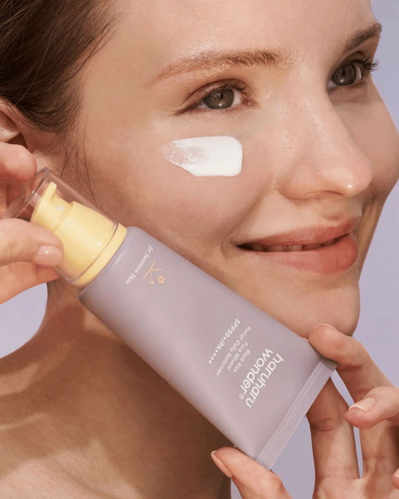 {{Haruharu Wonder Black Rice Pure Mineral Sunscreen – Protetor Solar Mineral FPS 50+}} cosmética coreana em Portugal KEVA Cosmetic.