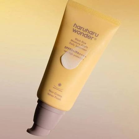 {{Haruharu Wonder Black Rice Moisture Airyfit Sunscreen – Protetor Solar Hidratante FPS 50+}} cosmética coreana em Portugal KEVA Cosmetic.