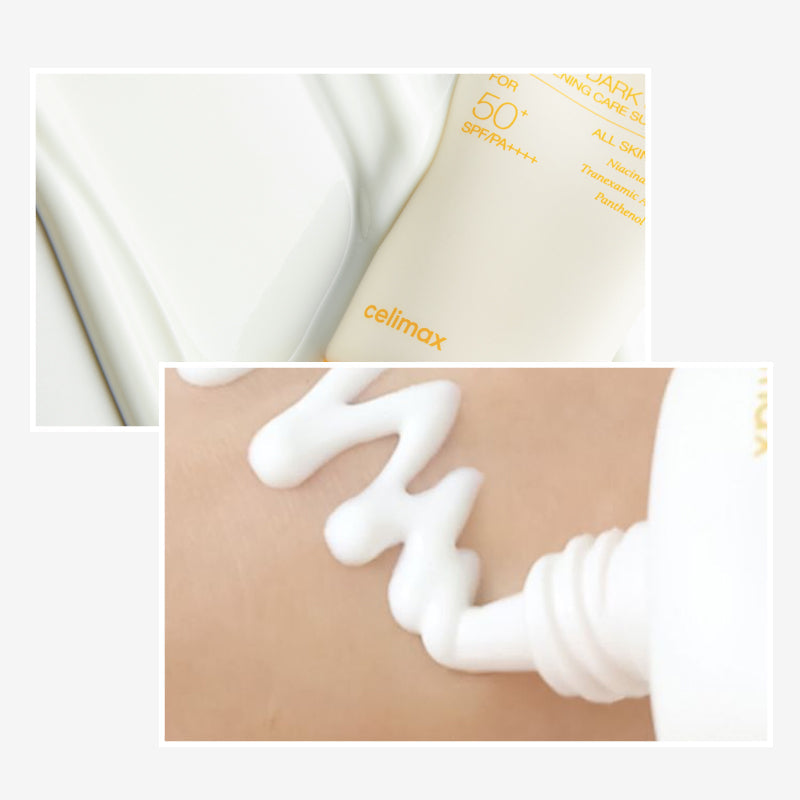 {{Celimax Pore + Dark Spot Brightening Care Sunscreen – Protetor Solar Iluminador FPS 50+}} cosmética coreana em Portugal KEVA Cosmetic.