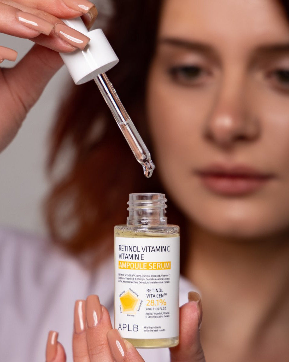 {{APLB Retinol Vitamin C & Serum – Sérum Antienvelhecimento Iluminador}} cosmética coreana em Portugal KEVA Cosmetic.