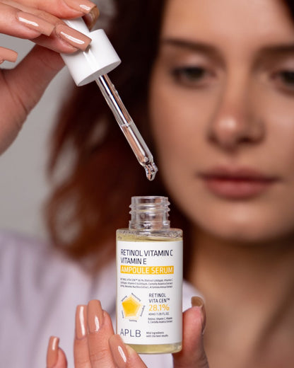 {{APLB Retinol Vitamin C & Serum – Sérum Antienvelhecimento Iluminador}} cosmética coreana em Portugal KEVA Cosmetic.