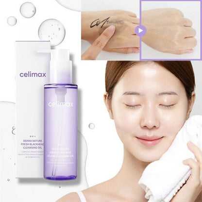 Celimax Derma Nature Fresh Blackhead Jojoba Cleansing Oil –  Limpeza para Cravos e Poros