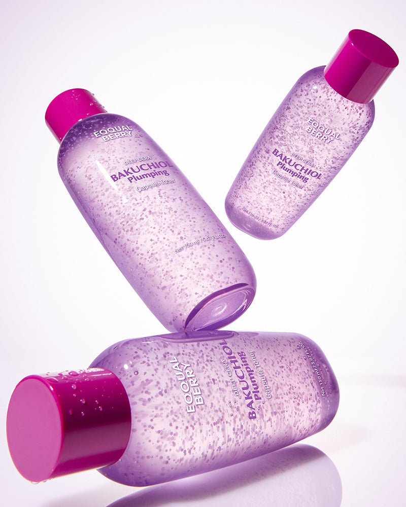 EQQUALBERRY Bakuchiol Plumping Capsule Toner – Firmeza e Volume