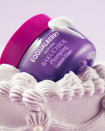 EQQUALBERRY Bakuchiol Plumping Capsule Cream – Volume e Firmeza