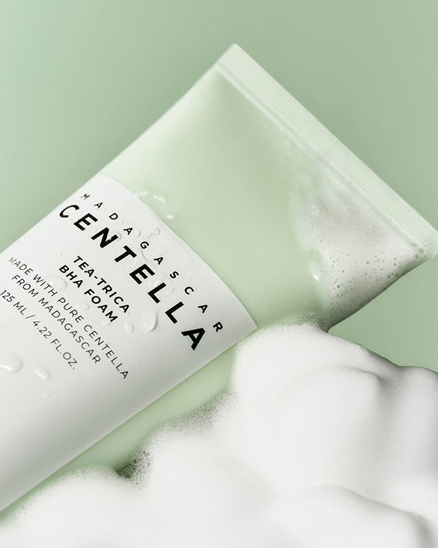 SKIN1004 Madagascar Centella Tea-Trica BHA Foam – Oleosidade e Acne