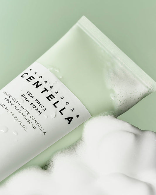 SKIN1004 Madagascar Centella Tea-Trica BHA Foam – Oleosidade e Acne