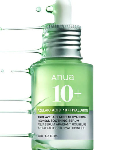 ANUA Azelaic Acid 10 Hyaluron Redness Soothing Serum – Anti-Vermelhidão e Manchas
