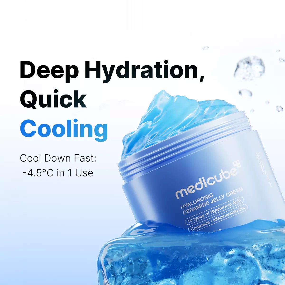 Medicube Hyaluronic Ceramide Jelly Cream – Hidratante com Ácido Hialurónico e Ceramidas