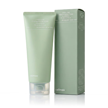 Celimax – Espuma de Limpeza Cica BHA para Pele Acneica
