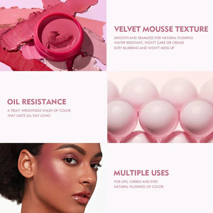 Blush Pudaier Matte Cream – Blush Cremoso com Acabamento Matte