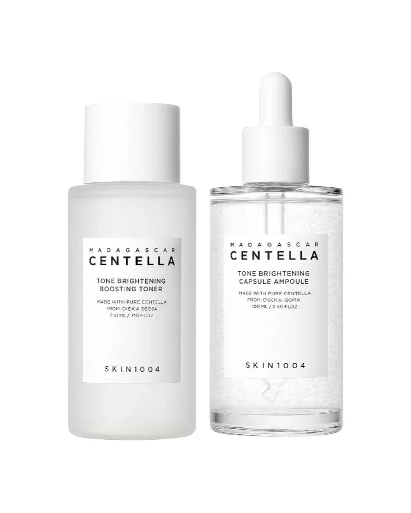 Kit SKIN1004 Tone Brightening – Ampola + Tónico para Manchas e Tom de Pele Irregular