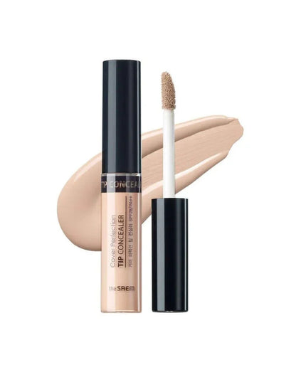 The Saem Cover Perfection Tip Concealer – corretor coreano de alta cobertura e acabamento natural