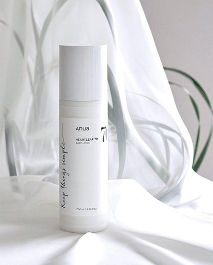 Anua Heartleaf 70 Daily Lotion – Loção Hidratante com Heartleaf para Hidratação Profunda - Keva Cosmetic