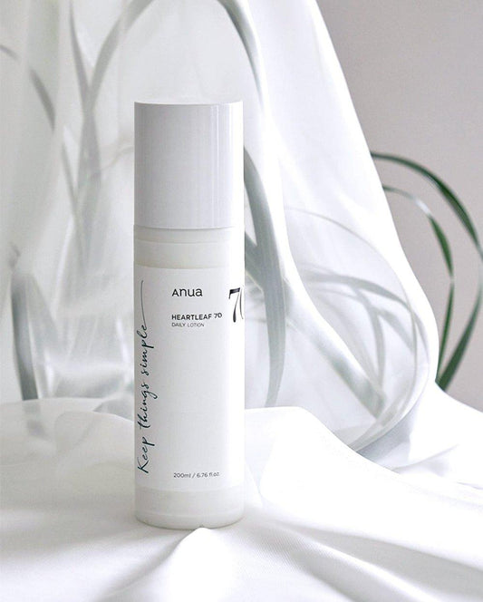 Anua Heartleaf 70 Daily Lotion – Loção Hidratante com Heartleaf para Hidratação Profunda - Keva Cosmetic