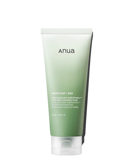Anua Heartleaf Pore Cleansing Foam – Limpeza Profunda e Esfoliação Suave - Keva Cosmetic