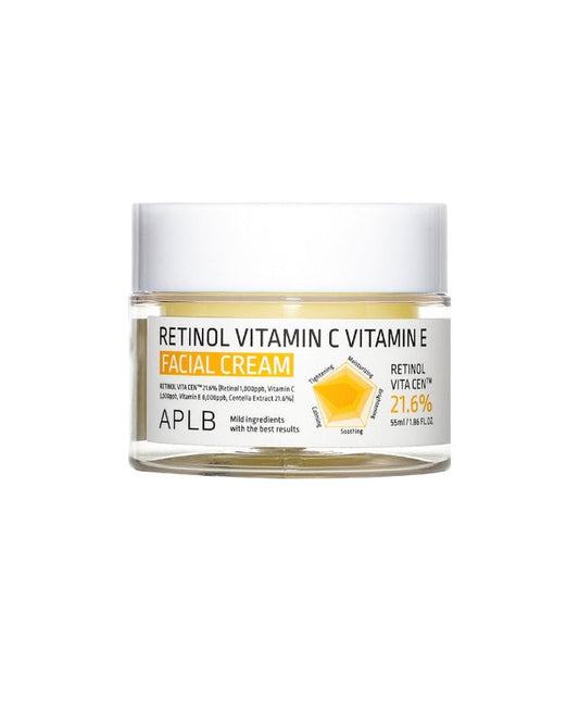 {{APLB Retinol Vitamin C - Facial Cream – Creme Antienvelhecimento Iluminador}} cosmética coreana em Portugal KEVA Cosmetic.