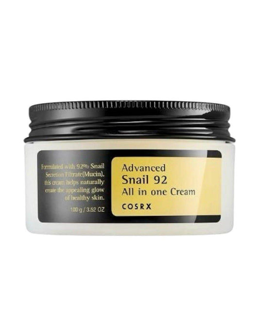 Cosrx Advanced Snail 92 Cream – Creme Regenerador com Baba de Caracol para Hidratação e Antienvelhecimento - Keva Cosmetic