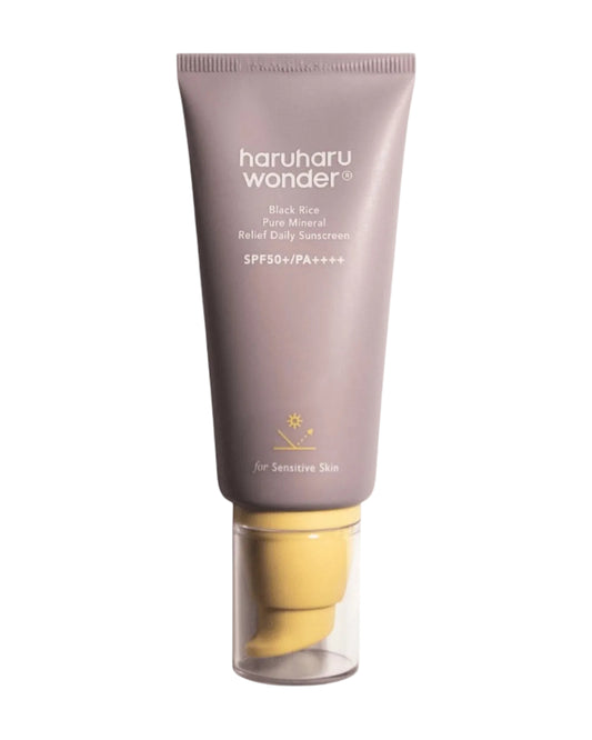 {{Haruharu Wonder Black Rice Pure Mineral Sunscreen – Protetor Solar Mineral FPS 50+}} cosmética coreana em Portugal KEVA Cosmetic.